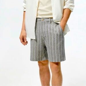 ZARA Men’s Striped‎ Textured Shorts Size Small